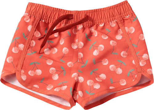 Badehose mit Kirschen-Muster, rot, Gr. 86/92 PUSBLU