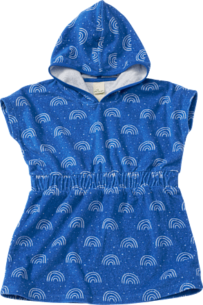 Badekleid mit Regenbogen-Muster, blau, Gr. 110/116 ALANA