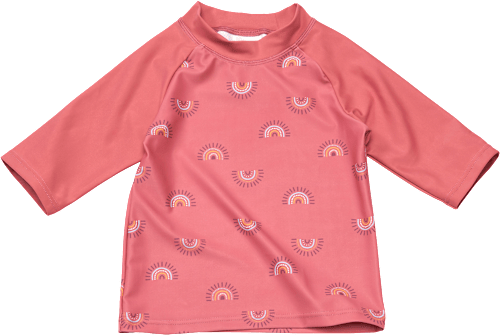 UV Shirt mit Regenbogen-Muster, rosa, Gr. 110/116 PUSBLU