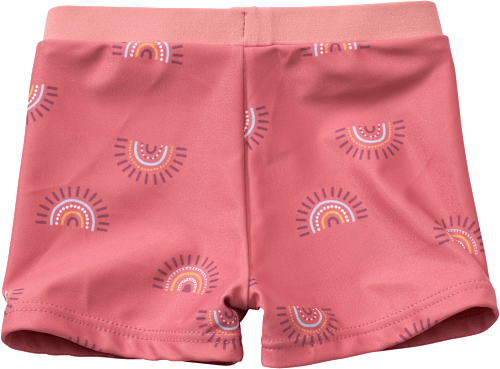 Badehose mit Regenbogen-Muster, rosa, Gr. 74/80 PUSBLU