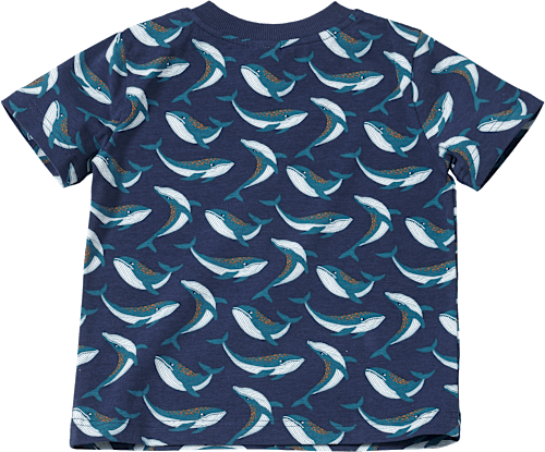 T- Shirt Pro Climate mit Wal-Muster, dunkelblau, Gr. 92 ALANA