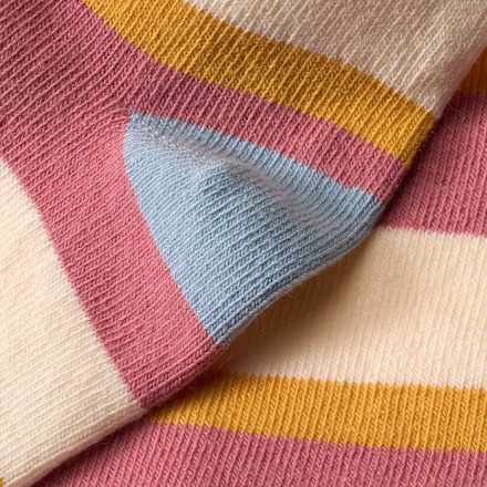 Strumpfhose mit Ringeln, rosa & gelb, Gr. 98/104 ALANA