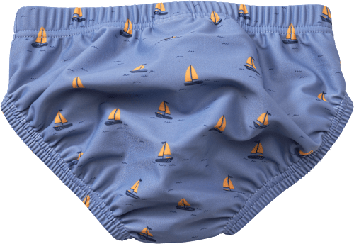 Schwimmwindel mit Segelschiff-Muster, blau, Gr.74/80 PUSBLU