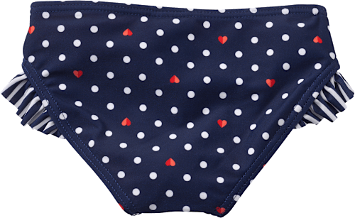 Badehose mit Punkte-Muster, blau, Gr. 74/80 PUSBLU