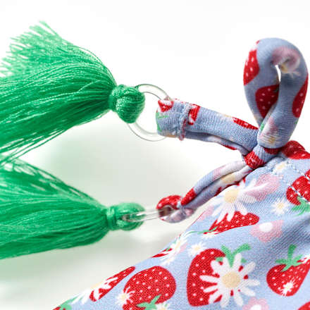 Bikini mit Erdbeeren-Muster, rosa, Gr. 134/140 PUSBLU