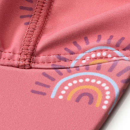 Bademütze mit Regenbogen-Muster, rosa, Gr. 48/49 PUSBLU