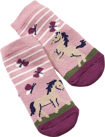 Stoppersocken mit Einhorn-Motiv, rosa, Gr. 21/22 ALANA