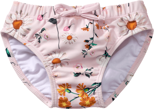 Schwimmwindel mit Blumen-Muster, rosa, Gr. 74/80 PUSBLU