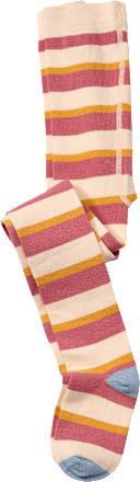 Strumpfhose mit Ringeln, rosa & gelb, Gr. 98/104 ALANA