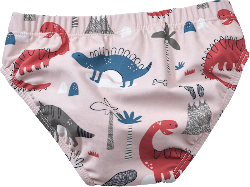 Schwimmwindel mit Dino-Motiv, beige, Gr. 74/80 PUSBLU