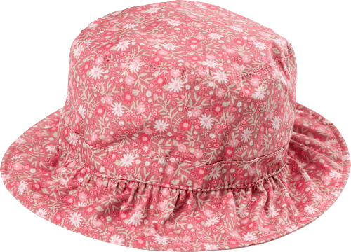 Hut mit Blumen-Muster, pink, Gr. 54/55 PUSBLU