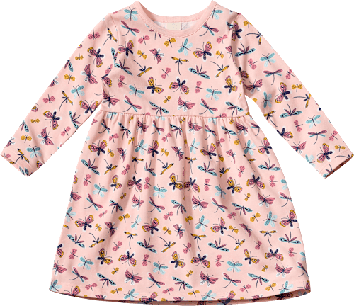 Kleid Pro Climate mit Schmetterling-Muster, rosa, Gr. 122 ALANA