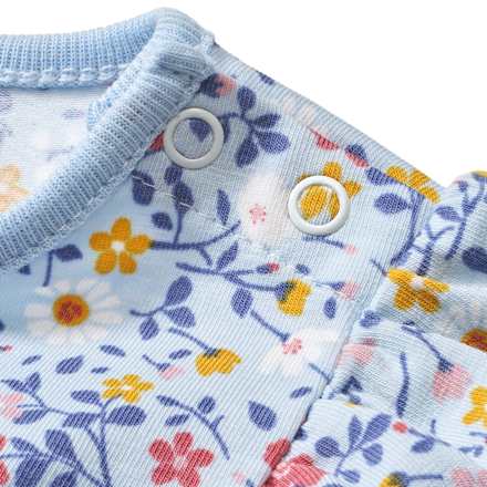 Tunika Pro Climate mit Blumen-Muster, blau, Gr. 80 ALANA