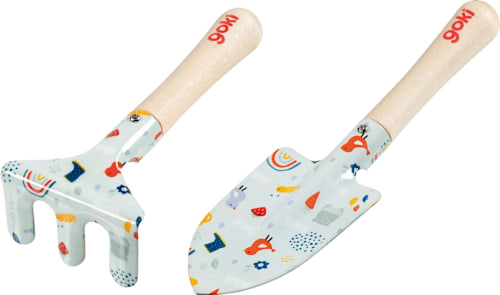 Gartenset mit Schaufel, Spaten & Harke, grün Gollnest & Kiesel