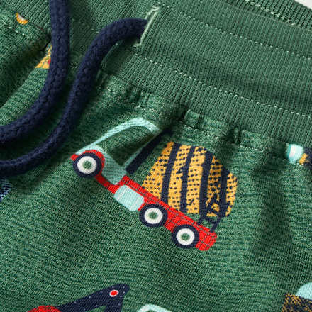 Shorts Pro Climate mit Bagger-Muster, grün, Gr. 92 ALANA