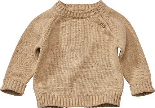 Pullover aus Strick mit Mitwachsfunktion, beige, Gr, 62 ALANA