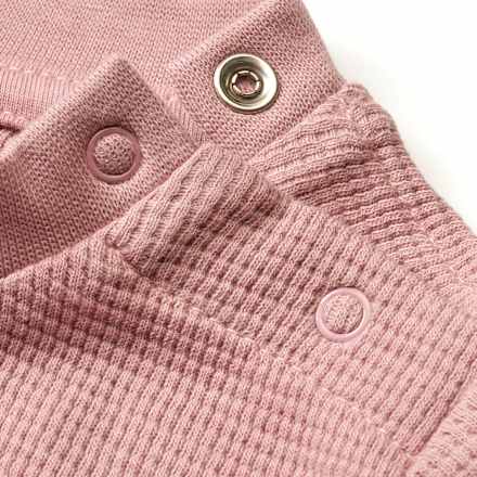 Langarmshirt in Waffel-Struktur, rosa, Gr. 74 ALANA