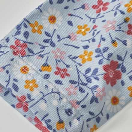 Leggings Pro Climate mit Blumen-Muster, blau, Gr. 116 ALANA