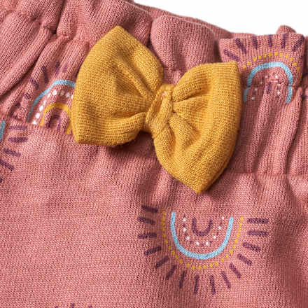 Rock mit Regenbogen-Muster, rosa, Gr. 122 ALANA