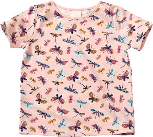 T-Shirt Pro Climate mit Schmetterling-Muster, rosa, Gr. 104 ALANA