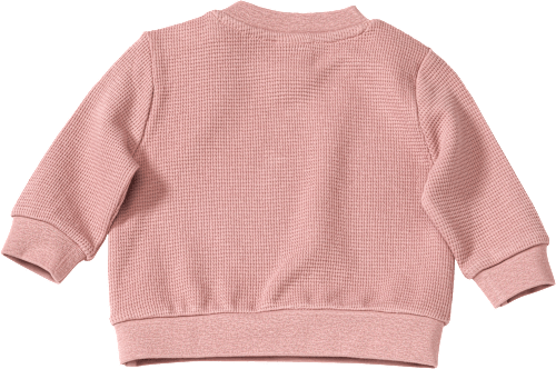 Langarmshirt in Waffel-Struktur, rosa, Gr. 74 ALANA