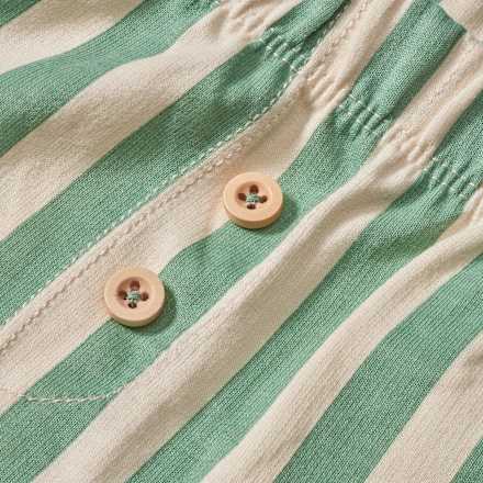 Jogginghose mit Streifen, beige & grün, Gr. 92 ALANA