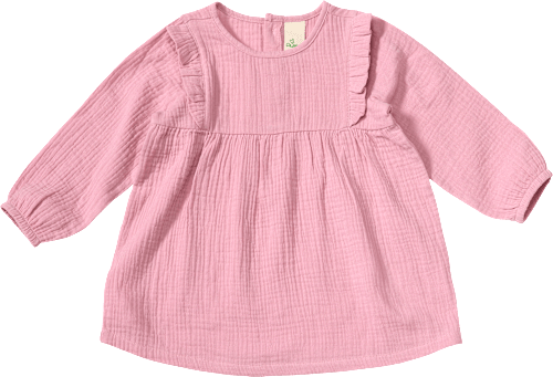 Langarmshirt aus Musselin, rosa, Gr. 98 ALANA