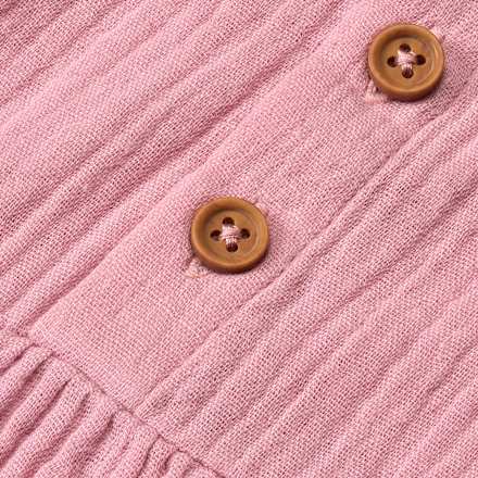 Langarmshirt aus Musselin, rosa, Gr. 98 ALANA