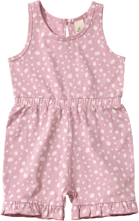 Overall mit Punkten, rosé, Gr. 98 ALANA