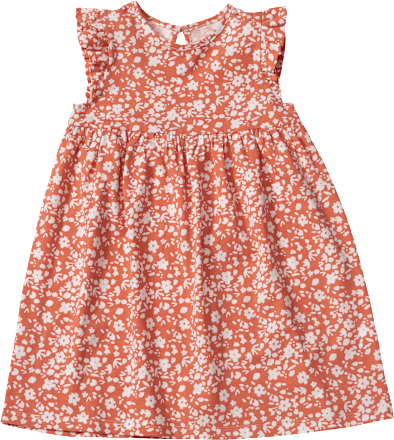 T-Shirt mit Blumen-Muster, orange, Gr. 104 ALANA