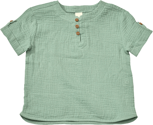 T-Shirt aus Musselin, grün, Gr. 122 ALANA