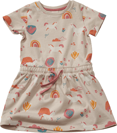 Kleid mit Einhorn-Muster, beige, Gr. 104 ALANA