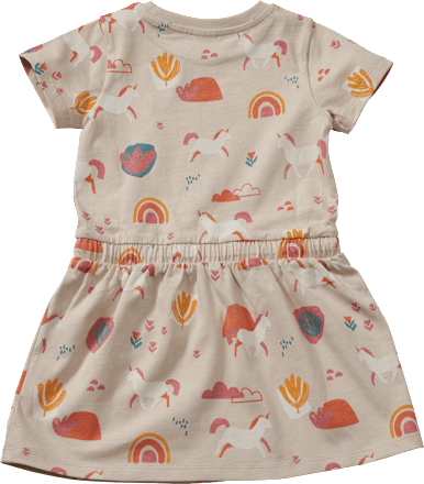 Kleid mit Einhorn-Muster, beige, Gr. 110 ALANA