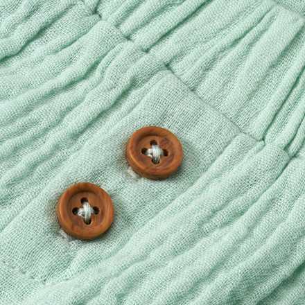 Set mit T-Shirt und kurzer Hose aus Musselin, grün, Gr. 80 ALANA