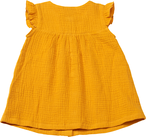 Tunika aus Musselin, gelb, Gr. 92 ALANA