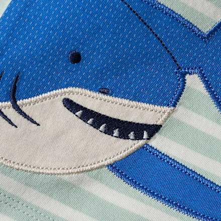 T-Shirt mit Hai-Motiv, türkis, Gr. 98 ALANA