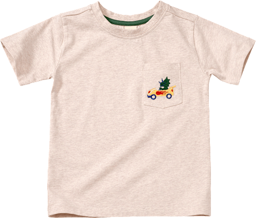 T-Shirt mit Fahrzeug-Motiv, beige, Gr. 116 ALANA