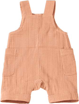 Latzhose aus Musselin, rosa, Gr. 74 ALANA