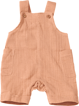 Latzhose aus Musselin, rosa, Gr. 74 ALANA