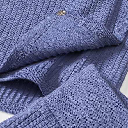 Set mit Langarmshirt & Hose mit Mitwachsfunktion, blau, Gr. 56 ALANA