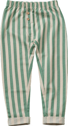 Jogginghose mit Streifen, beige & grün, Gr. 92 ALANA