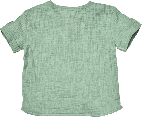 T-Shirt aus Musselin, grün, Gr. 122 ALANA