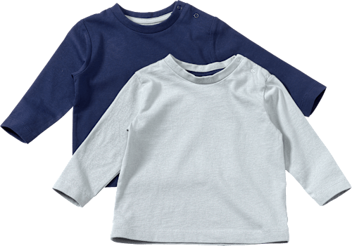 Langarmshirts, blau, Gr. 86 ALANA