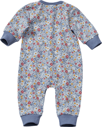 Schlafanzug Pro Climate mit Blumen-Muster, blau, Gr. 62/68 ALANA