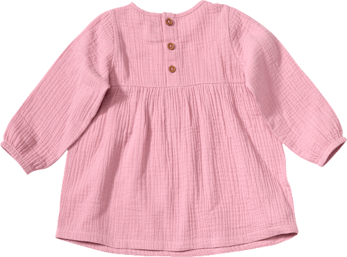 Langarmshirt aus Musselin, rosa, Gr. 98 ALANA