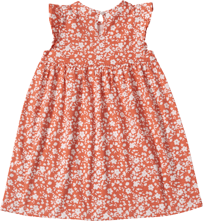 T-Shirt mit Blumen-Muster, orange, Gr. 104 ALANA