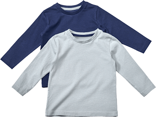 Langarmshirts, blau, Gr. 128 ALANA