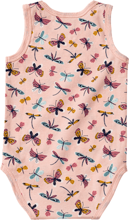 Body Ärmellos Pro Climate mit Schmetterling-Muster, rosa, Gr. 74/80 ALANA