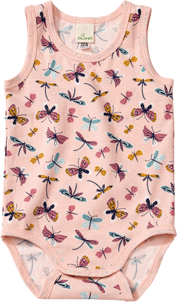 Body Ärmellos Pro Climate mit Schmetterling-Muster, rosa, Gr. 74/80 ALANA