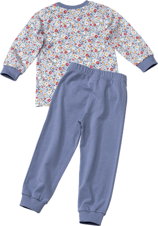 Schlafanzug Pro Climate mit Blumen-Muster, beige, Gr. 104 ALANA